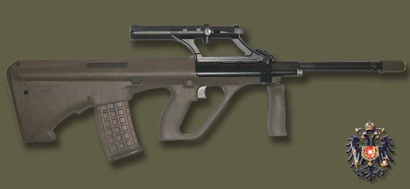Автоматы и штурмовые винтовки, Пистолет-пулемет Steyr AUG, оружие