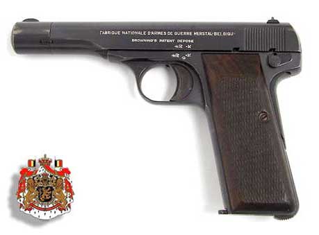 Пистолеты, Пистолет FN Browning M1922, оружие